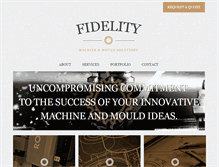 Tablet Screenshot of fidelitymachine.ca